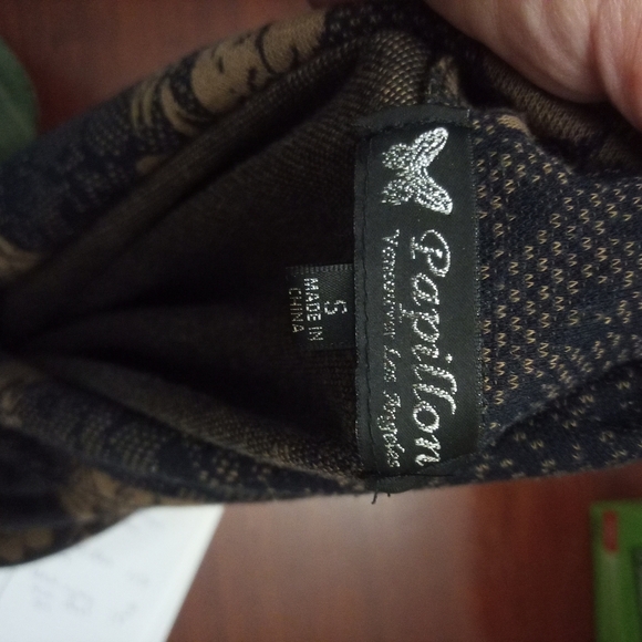 Papillon Blanc Black and Brown Patterned Dress - Picture 2 of 3